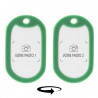 Dog tag personnalisé vert