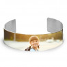 Petit bracelet aluminium avec photo