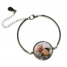 Bracelet  photo ronde