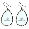 Boucles oreille ovale