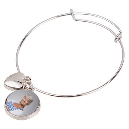 bracelet rond coeur