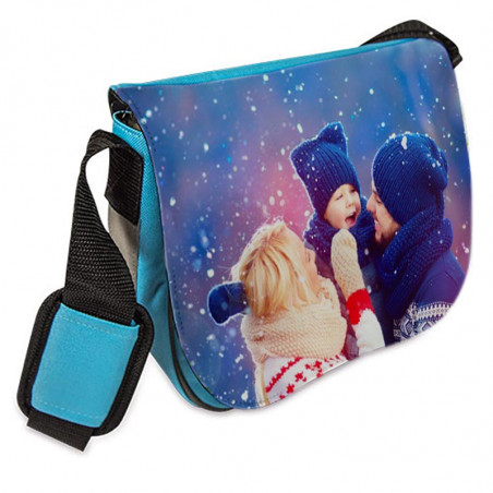 Sac enfant bleu avec votre photo