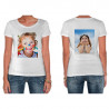 Tee shirt femme personnalisé recto et verso