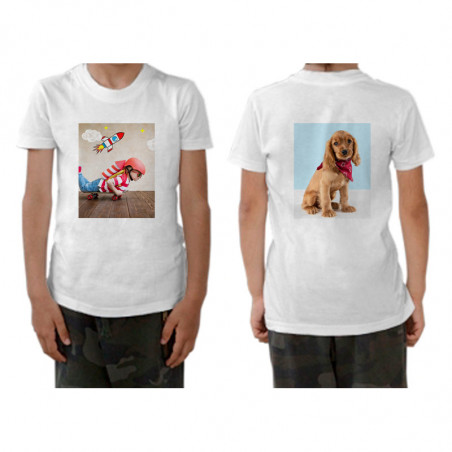 Tee shirt enfant blanc personnalisé Tee shirt enfant blanc personnalisé