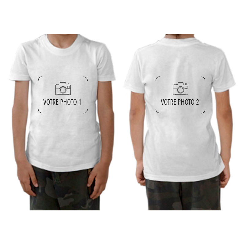 T-shirt sport personnalisé manches courtes enfant