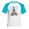 Tee shirt bleu photo