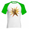 Tee shirt homme vert personnalisé