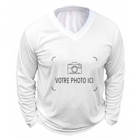 Tee shirt long homme personnalisé