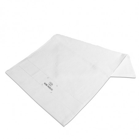 Serviette blanche personnalisée