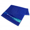 Serviette bleu marine personnalisée