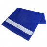 Serviette bleu marine photo