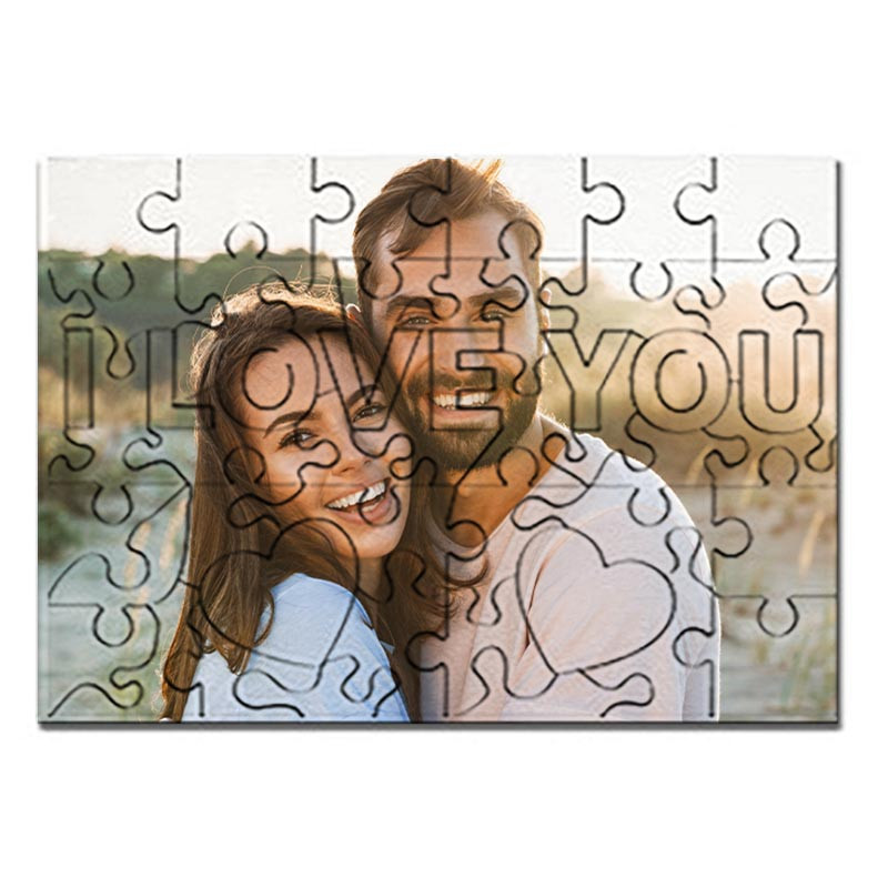 Puzzle I love you à personnaliser