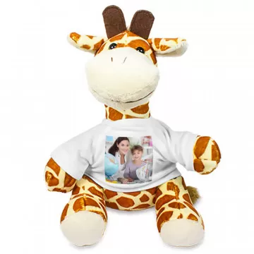 Peluche girafe personnalisée