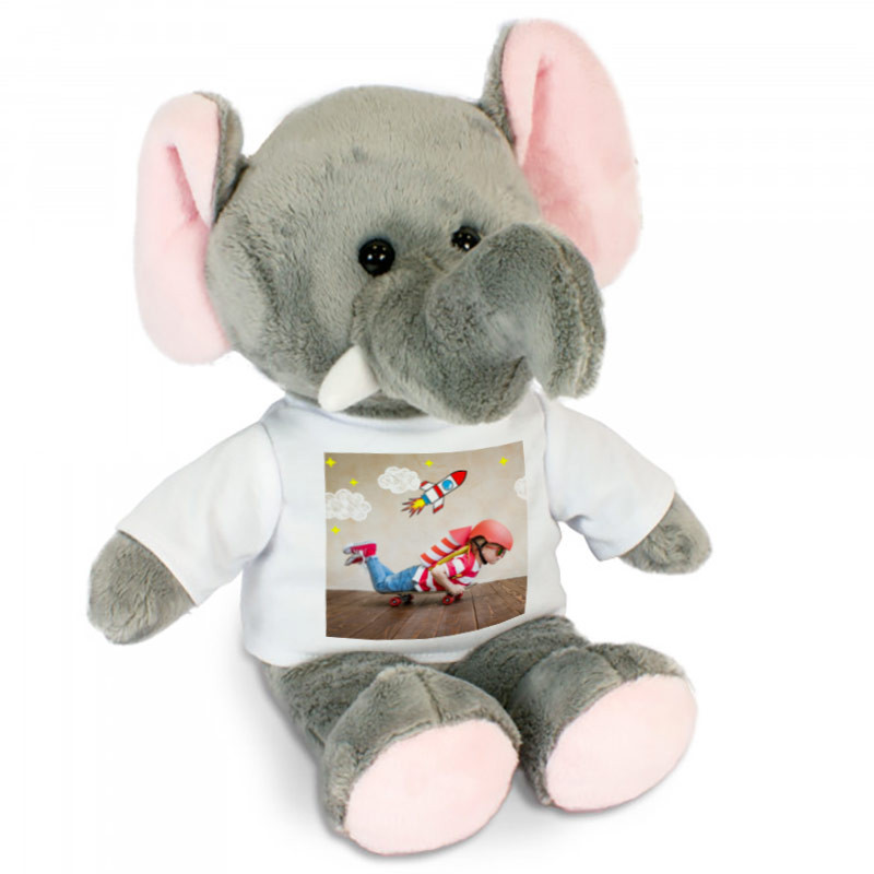 Peluche éléphant personnalisable