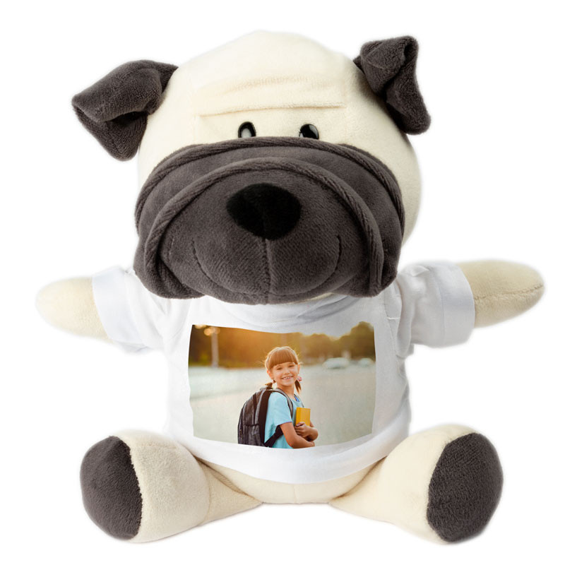 Peluche chien personnalisable