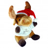 Peluche renne noel photo personnalisé