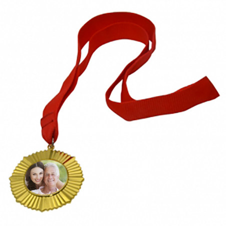 Médaille photo ronde Médaille photo ronde