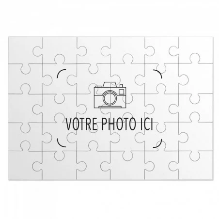 Petit puzzle bois photo personnalisé