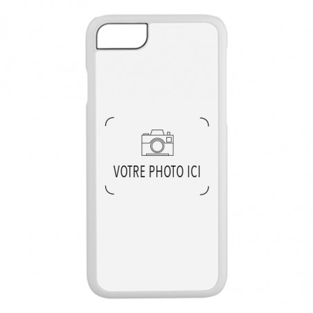 Coque iphone 7 blanc photo personnalisee