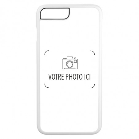 Coque iphone 7+ photo blanc