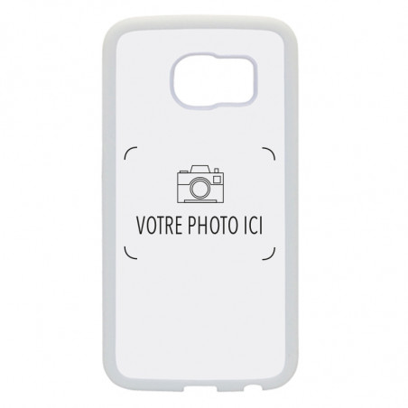 Coque samsung S6 edge blanc