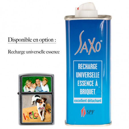 Briquet 2 photos avec essence