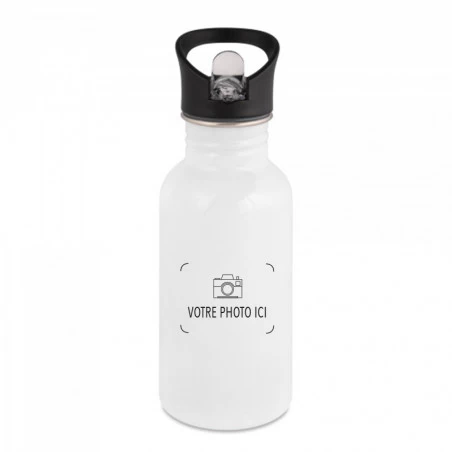 Gourde sport photo personnalisée