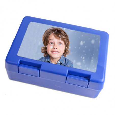 Boite bleue couvercle photo Boite bleue couvercle photo