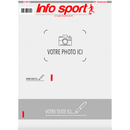 Une magazine sport personnalisée photo