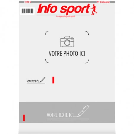 Une magazine sport personnalisée photo