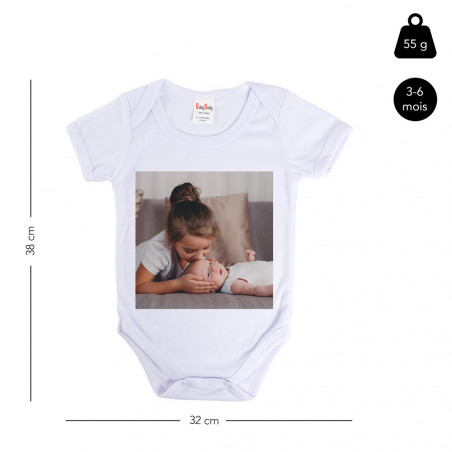 Body bébé 3-6 mois avec photo Body bébé 3-6 mois avec photo