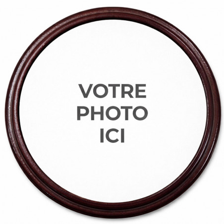 Sous verre bois rond photo