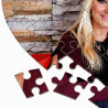 Puzzle coeur 63 pièces personnalisé