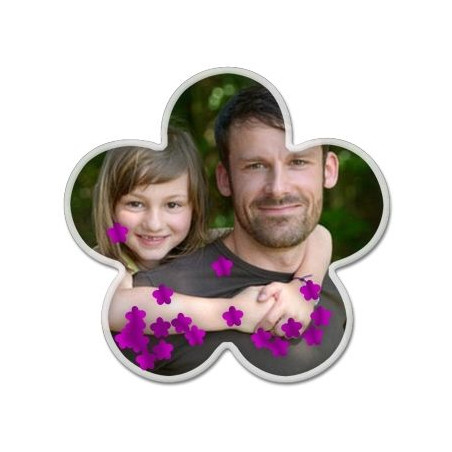 Boule neige photo fleur